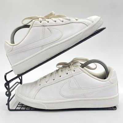 Nike Court Royale Triple White Turnschuhe Größe UK 6 Damen Leder niedrig 749867-105