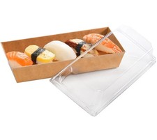 50 Clear Cake Slice Boxes Containers for Cake Pie Sandwich Party Bakery Use 15.5