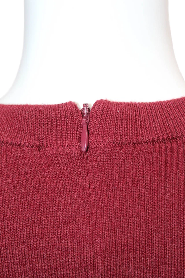 Michael Michael Kors Womens Red Sweater Dress Long Sleeve Crew Neck Size S - Image 4 of 4