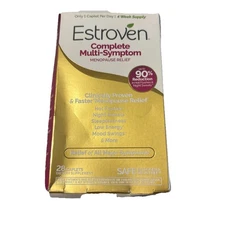 Estroven Women Complete Multi-Symptom Menopause Relief, 28 Ct Exp 04/26