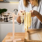 Pasta Drying Rack Wood Noodle Drying Rack with 8 Bar Handles Detachable Faion