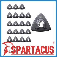 20x Spartacus Multi Tool Hook & Loop Delta Pad 80mm Wood Paint Various Brands