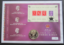 Great Britain, 2006,  Coin cover, Royalty - 1936 year of the three Kings