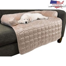 Pet Couch Cover Protector Dogs Water Resistant Quilted Memory Foam Bolster New