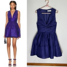 Zimmermann Tama V-neck mini Dress size 0 (US 0-2)