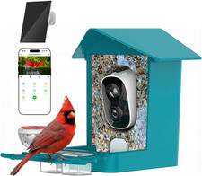 Solar Smart Bird Feeder with Camera, Outdoor Wifi Bird Feeder Cam, AI Bird Speci