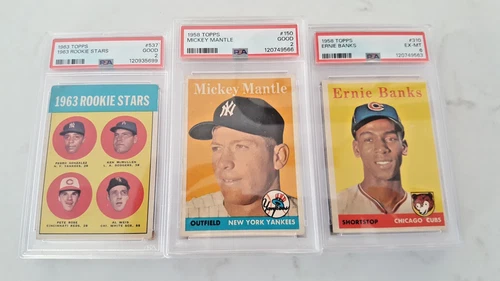 PSA SGC Graded cards, baseball, football, topps