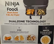 Ninja Foodi Air Fryer Dual Zone Never Been Used New with Box Never Opened