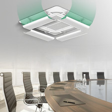 Central AC Wind Shield Deflector ABS 20x40x5cm Blocks Direct Airflow Punch
