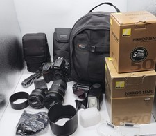 Nikon D700 kit full frame + 24-70mm f2.8 + 50mm f1.8 + flash SB-900 + borsa PRO