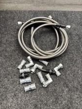 6810an Stainless Steel Ptfe Fuel Line 6ft X 2 10 Fittings Hose Kit E85 Silver