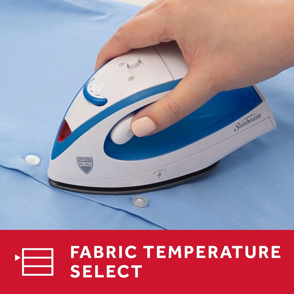 Plancha de Viaje Sunbeam Hot 2 Trot 800W Ligera Doble Voltaje Plancha de Vapor Portátil Foto 4 de 4