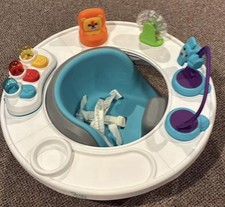 Smart Steps Explore N Play 5-In-1 Activity To Booster Seat Blue Safari Fun