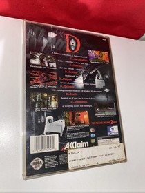 D (Sega Saturn, 1996) *Complete w/ Registration Card - Tested