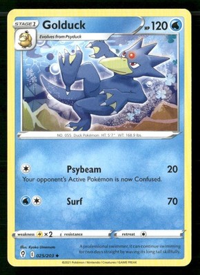 Golduck SWSH07: Evolving Skies 025/203 Regular NM