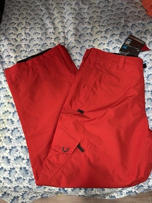 Ripzone Men s Size Large Snowboarding Ski Crimson X5 Cargo Pants Polyester NWT.