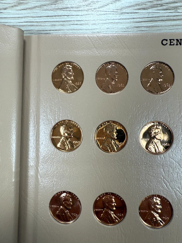 ** 144 CENTAVOS LINCOLN A PRUEBA DE GEMAS 1962-1972 'S' EN ÁLBUM DANSCO - PRECIO DE VENTA ** Foto 4 de 4