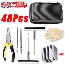 Easy Emergency Tyre Repair Kit - Car Motorcycle Van ATV - Universal & Heavy Duty