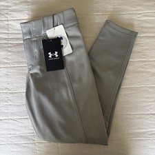 Under Armour Utility Tapered Fit Youth Boys XS Gray Baseball Pants