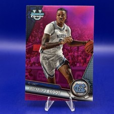 2023-24 Bowman U Chrome Basketball Armando Bacot Pink Refractor #94 Tar Heels