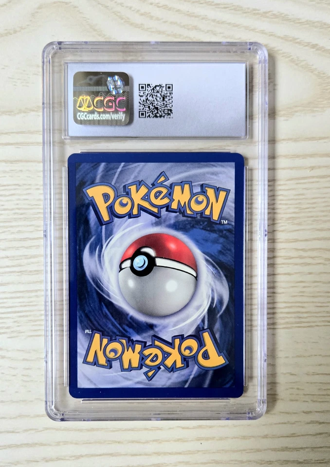 Base Set Shadowless Grass Energy 99/102 CGC 10 Gem Mint Pokémon TCG WOTC 1999 - Image 2 of 2