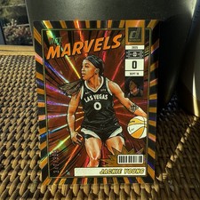 JACKIE YOUNG 2025 Donruss WNBA Net Marvels Holo Laser /399 Las Vegas Aces #15