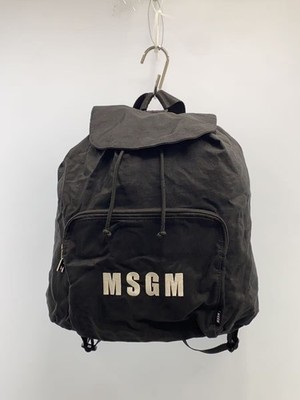 MSGM Backpack Black (Plain)