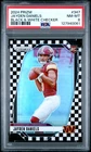 2024 PANINI PRIZM B&W CHECKER #347 JAYDEN DANIELS PSA 8