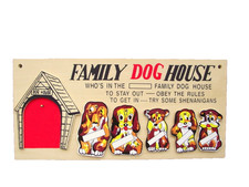 Family Dog House plaque