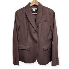 Pendleton 100 Virgin Wool Notch Collar Blazer Women's Size 6 Capsule Career