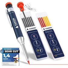 FAKON Tieflochmarker PRO inkl. 12 Minen Bohrlochmarker Baustellenmarker