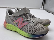 New Balance Shoes Kid 1 Gray Fresh Foam Arishi V4 Bungee Sneakers, Running