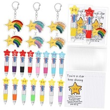 Sets You're a Star Pens Multicolor Ballpoint 4-in-1 Pens Inspirational 48