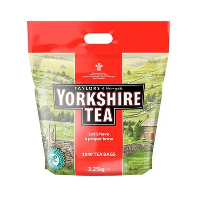 Yorkshire Tea, Total 1040 Tea Bags, (Pack of 3.25 kg) new uk fast Dispatch - Image 1 of 2