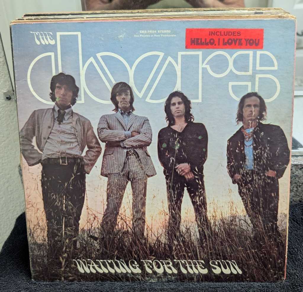 The Doors Waiting For The Sun LP 1968 pressing She Lives On Love Street