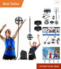 Volleyball Spike Trainer, Elastic Self-Training Volleyballs Resistance Band, ...