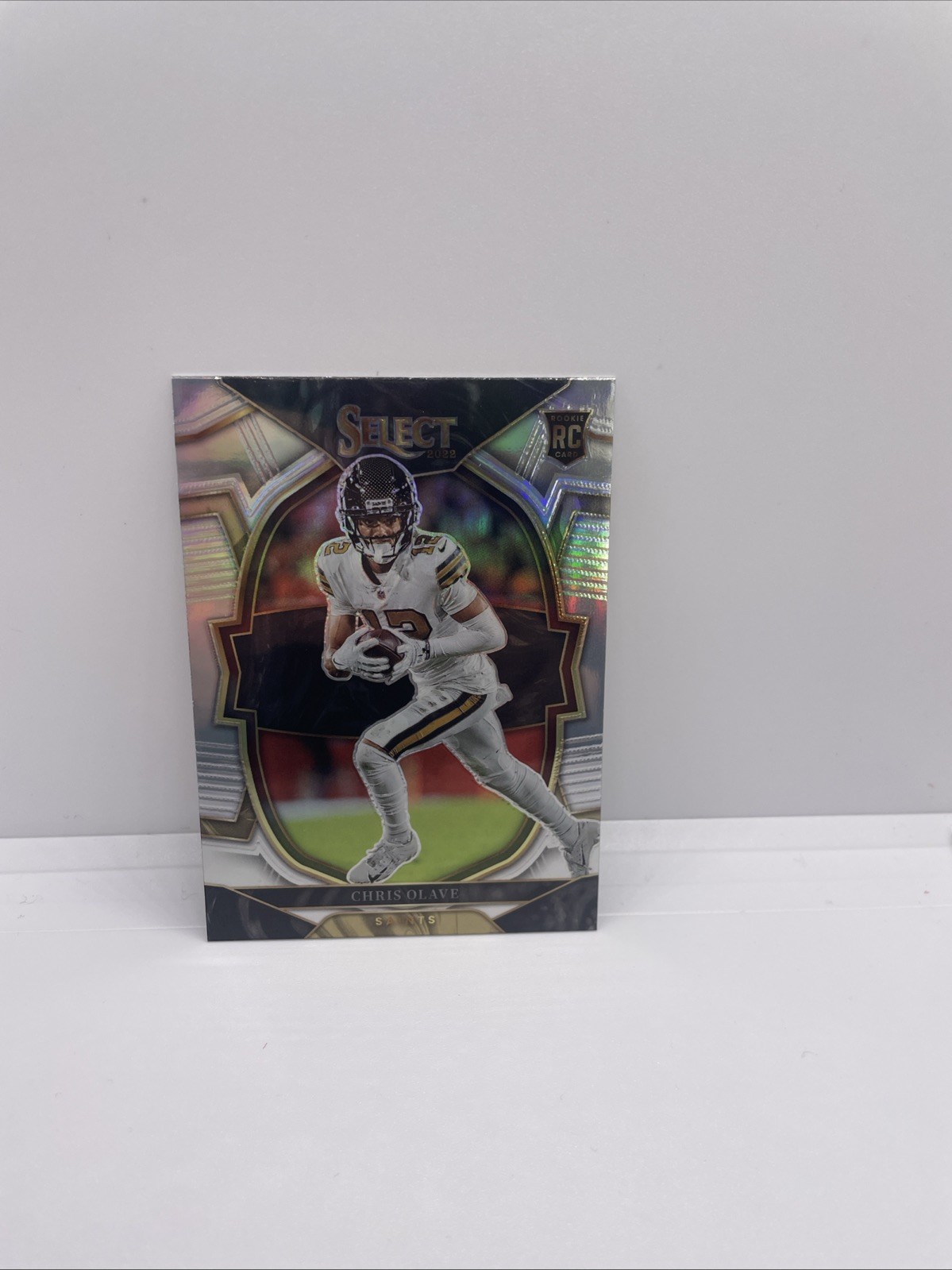 2022 Panini Select #30 Chris Olave Silver Prizm RC New Orleans Saints Rookie