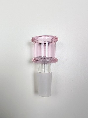14mm Pink Party Bowl Cylindrical Glass Screen Premium Slide Bong  Water Pipe