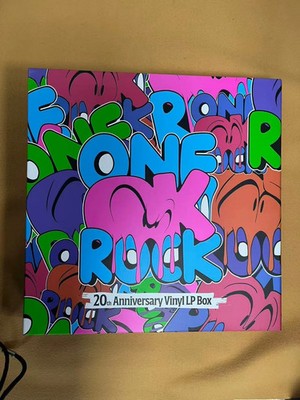 ONE OK ROCK 20th Anniversary Vinyl LP Box 11 Color LPs Limited Edition W18in H18