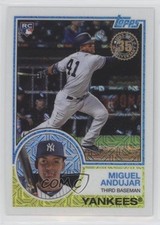 2018 Topps Silver Pack 1983 Design Chrome Series 1 Miguel Andujar Rookie RC 9gy
