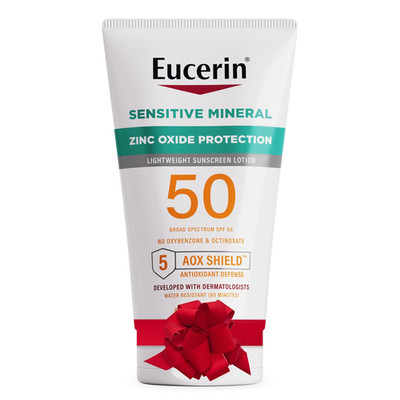 Sun Sensitive Mineral Sunscreen Lotion SPF 50 with Zinc Oxide Protection, Hypoal