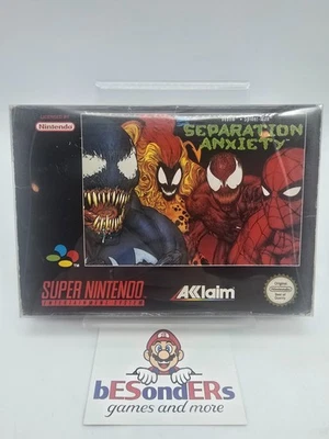 NINTENDO SNES - VENOM - SPIDER MAN SEPARATION ANXIETY - OVP - PAL - Bild 1 von 4