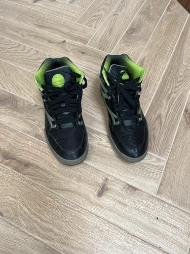 Reebok Pump Omni Lite Black Grey Green 4-361016 UK 10 US 11 classic Hexalite - Picture 7 of 12