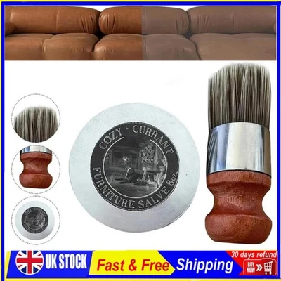 Weise Eule Leder Möbelsalbe mit Bürste Lederreiniger