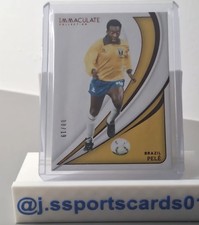 Pele /19 2024-25 Panini Immaculate Collection Red Brazil