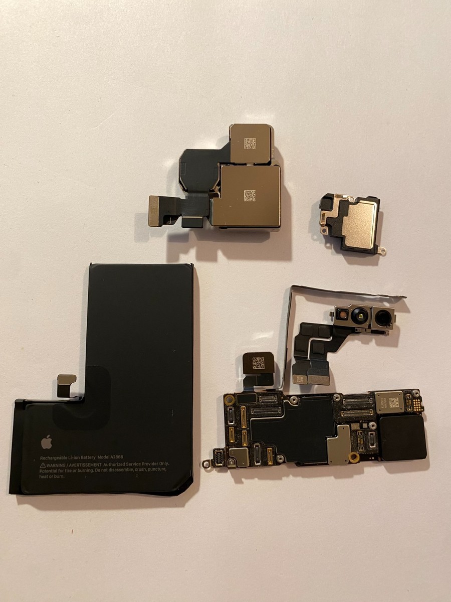 Apple iPhone 14 pro 256GB Silver Unlocked logic board A2650 no