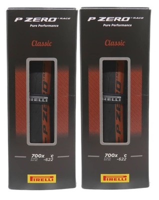 Set Of 2 Pirelli P Zero Race Classic Clincher Tires, Wo 700C (700X26C)_