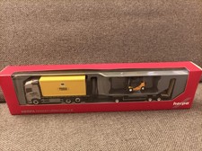 Herpa 1:87 OVP; 312769 Volvo FH Gl TU3-Tieflader + Gabelstapler "Wallek & Geser"