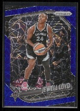 Jewell Loyd 2025 Panini Prizm WNBA #57 Blue Velocity Prizms Las Vegas Aces