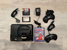 Sega Mega Drive Console  Bundle - 5 Games Ready To Play 